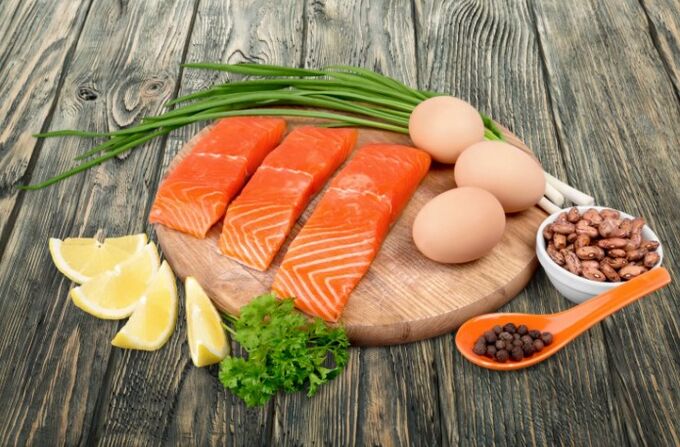 Protein und Vitamine