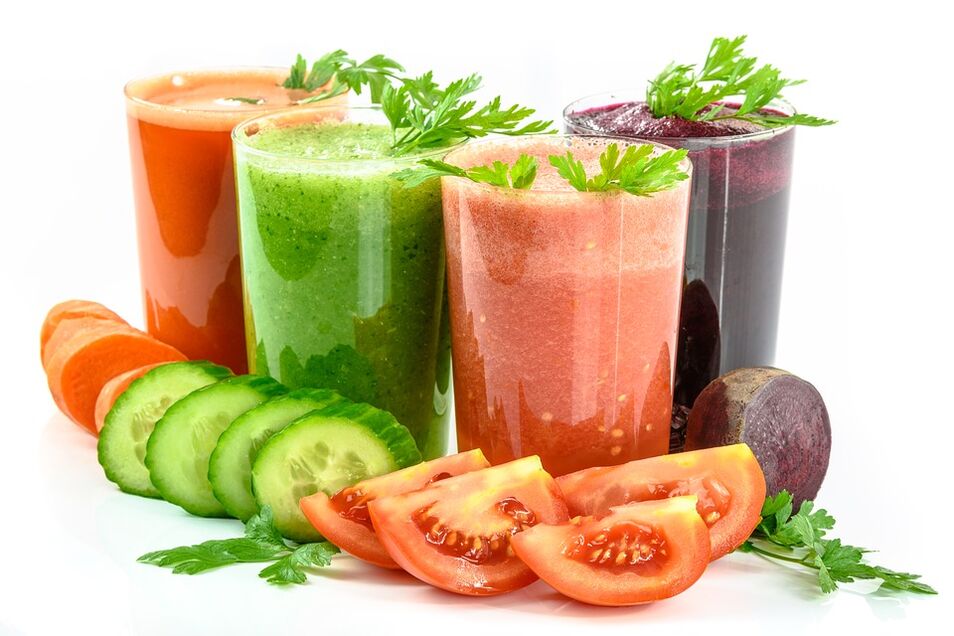 Gemüse-Smoothies zur Gewichtsabnahme und Körperreinigung
